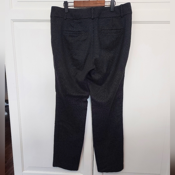 Ann Taylor Petite Polka Dot Ankle Pants - Picture 2 of 5